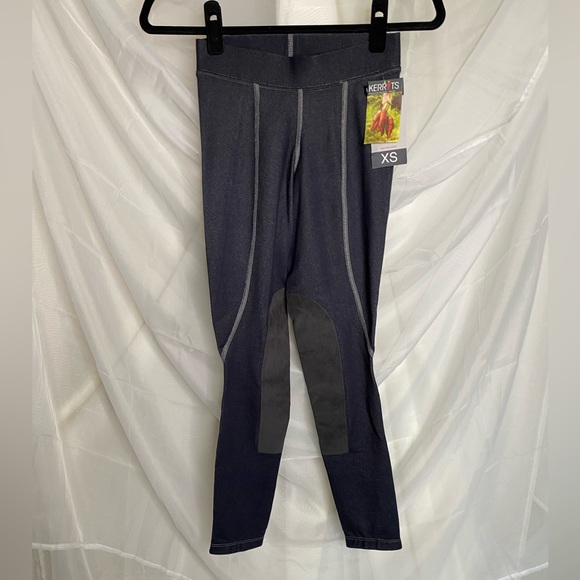 NWT Kerrits XS Riding Pants Flow Rise Performance Horseback Denim Riding - Picture 3 of 8